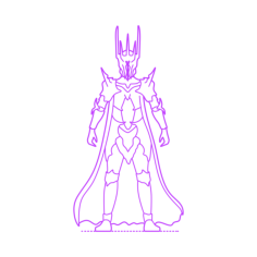 Pop Culture Lord Of The Rings Sauron Sketch Style Svg Vector, Free Vectors File